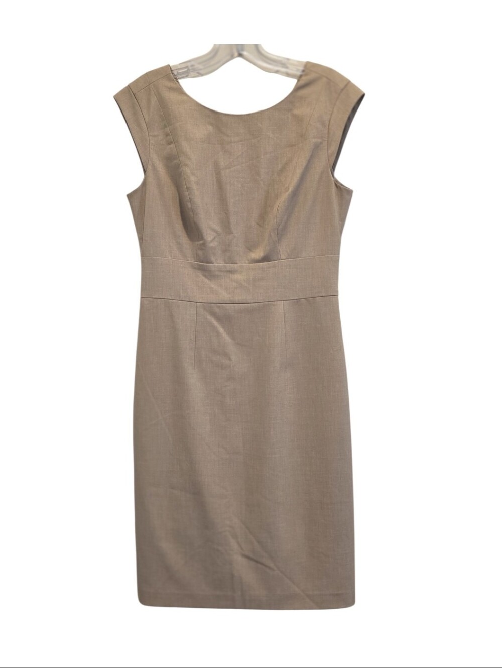 The Limited Sheath Dress Women's Size 6 Solid Beige Career Classic Timeless